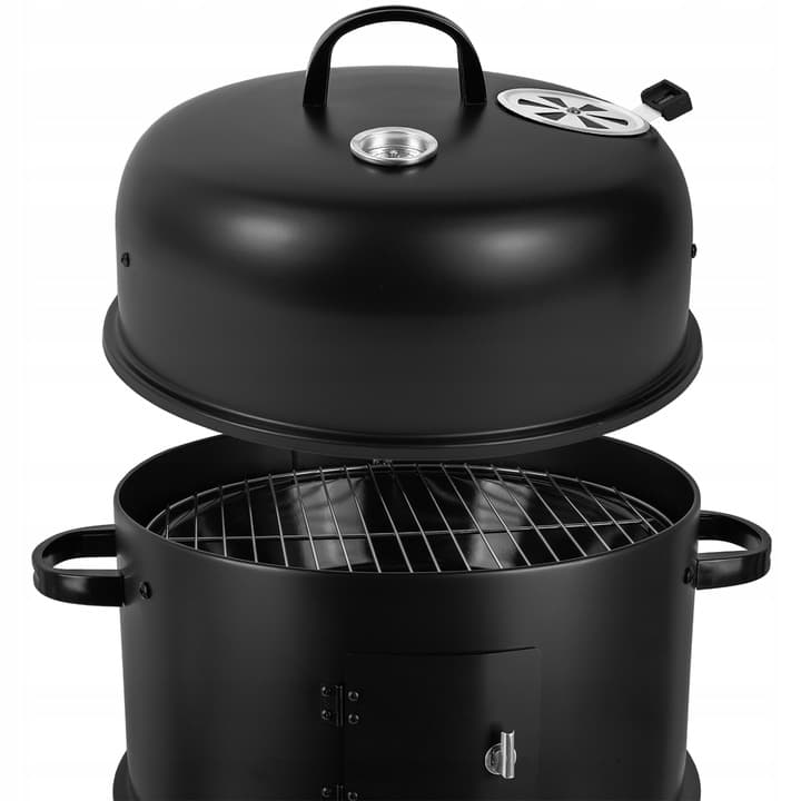 Ogrodowy Mistrz - Grill + wędzarnia + parowar 3w1