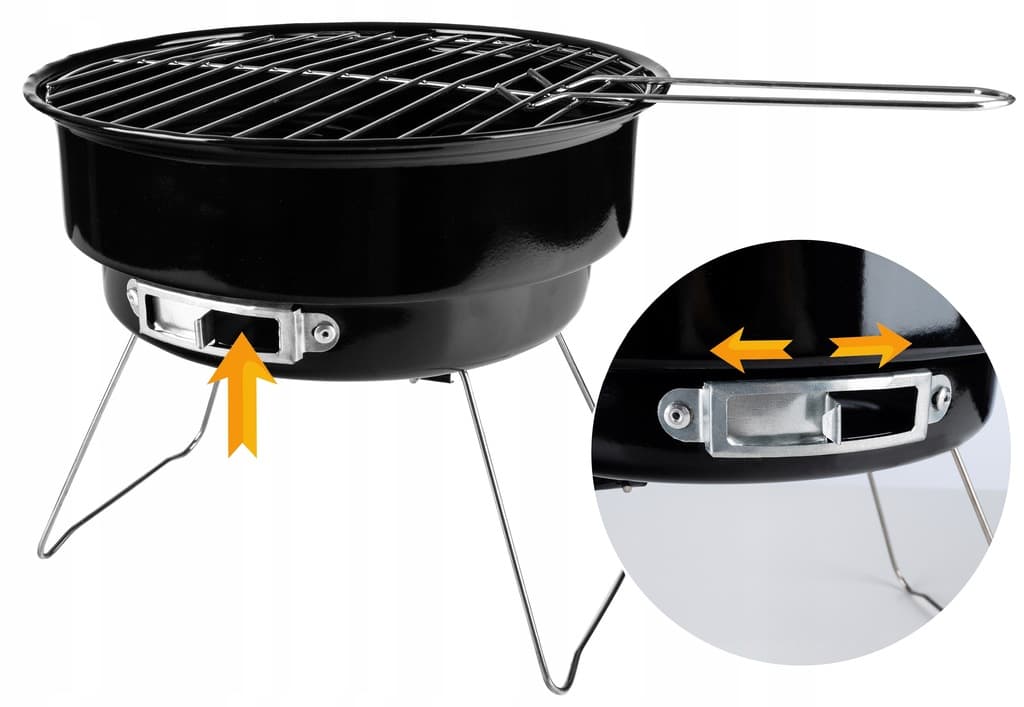 Ognisty kompakt - przenośny grill