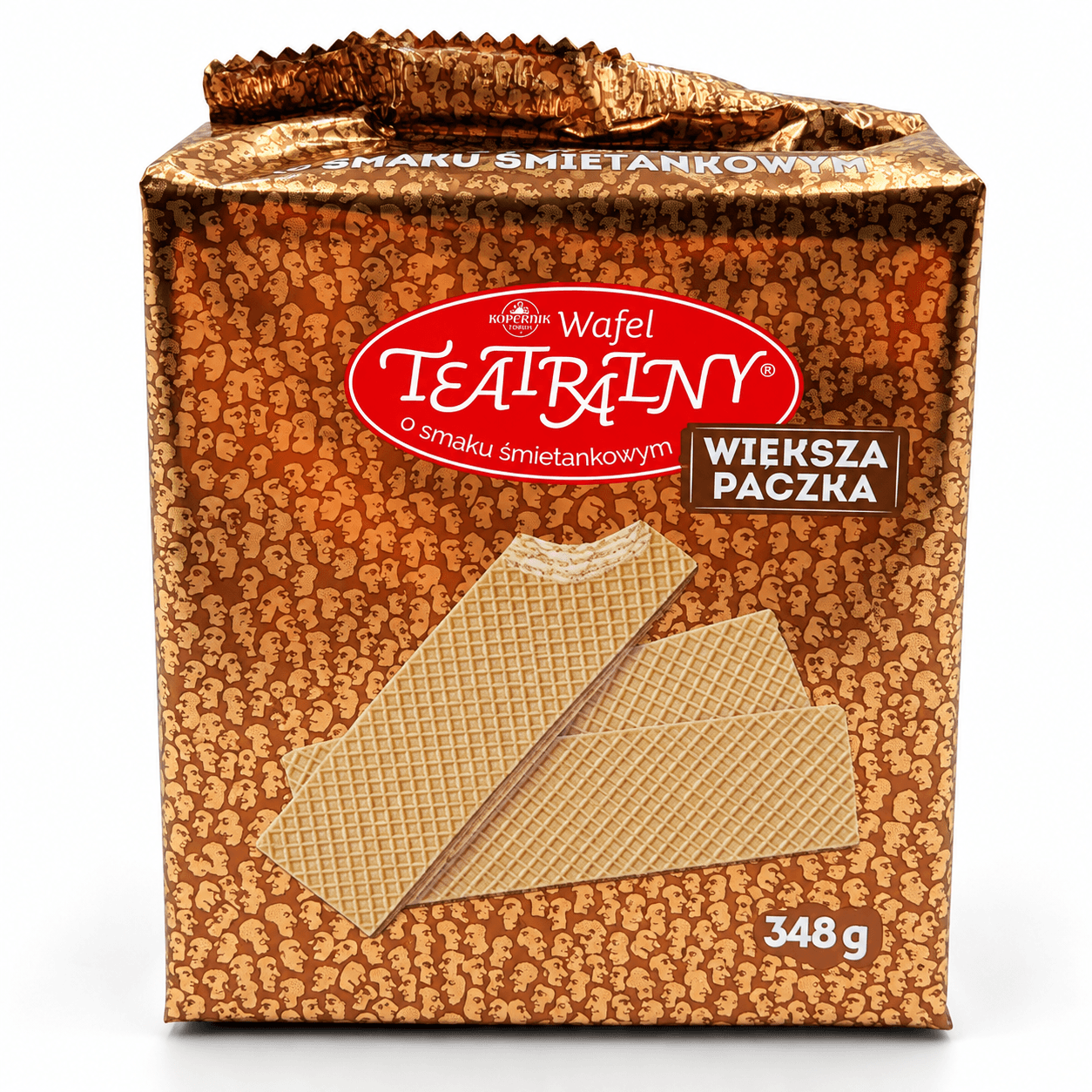 Wafel Teatralny Śmietankowy Mega Paka