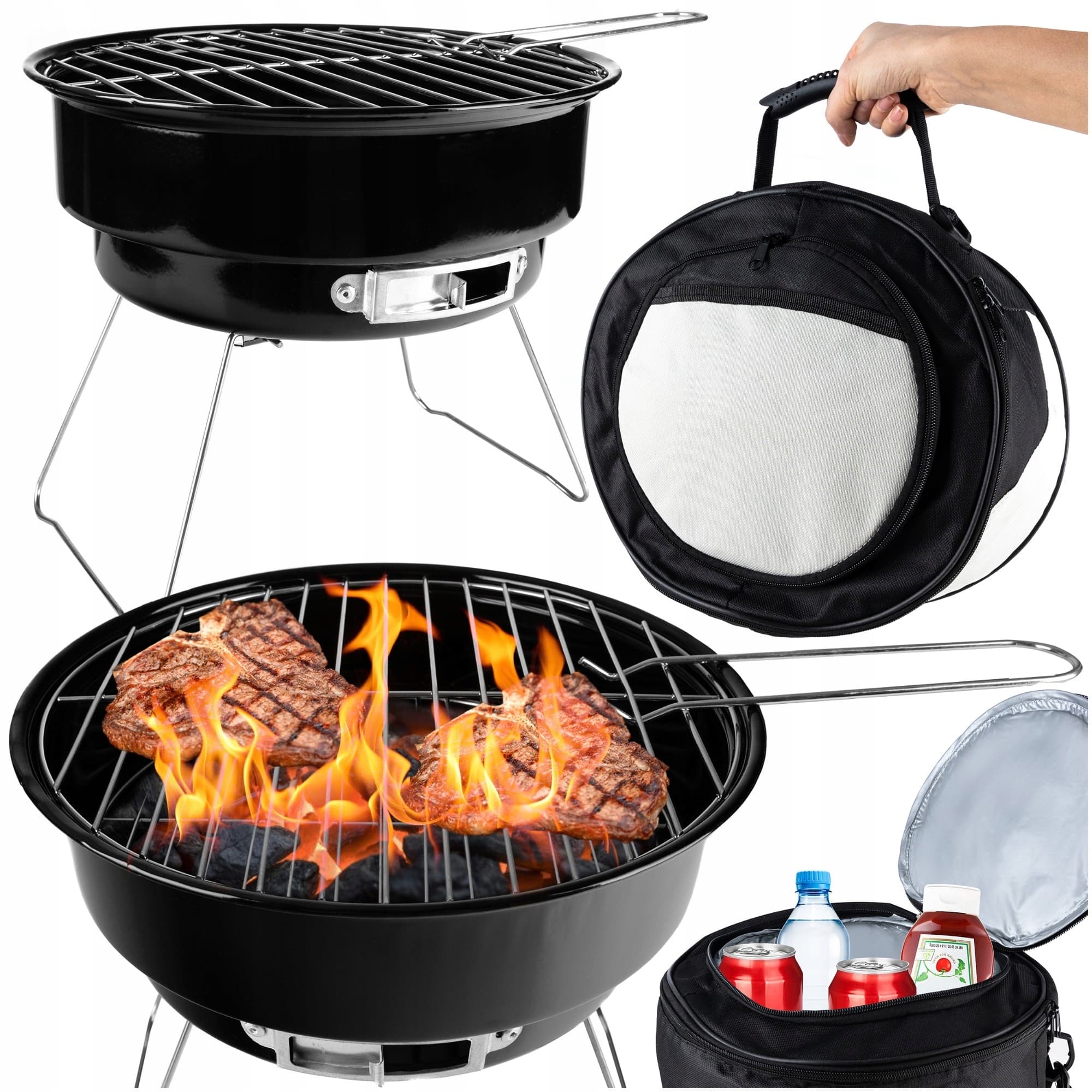 Ognisty kompakt - przenośny grill