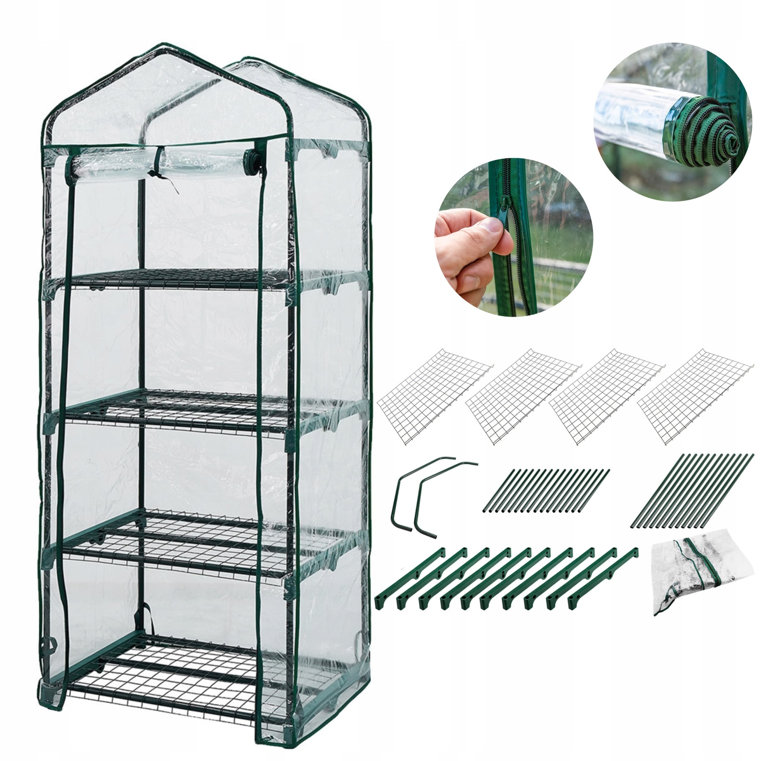 Zielony zakątek - mini szklarnia balkonowa