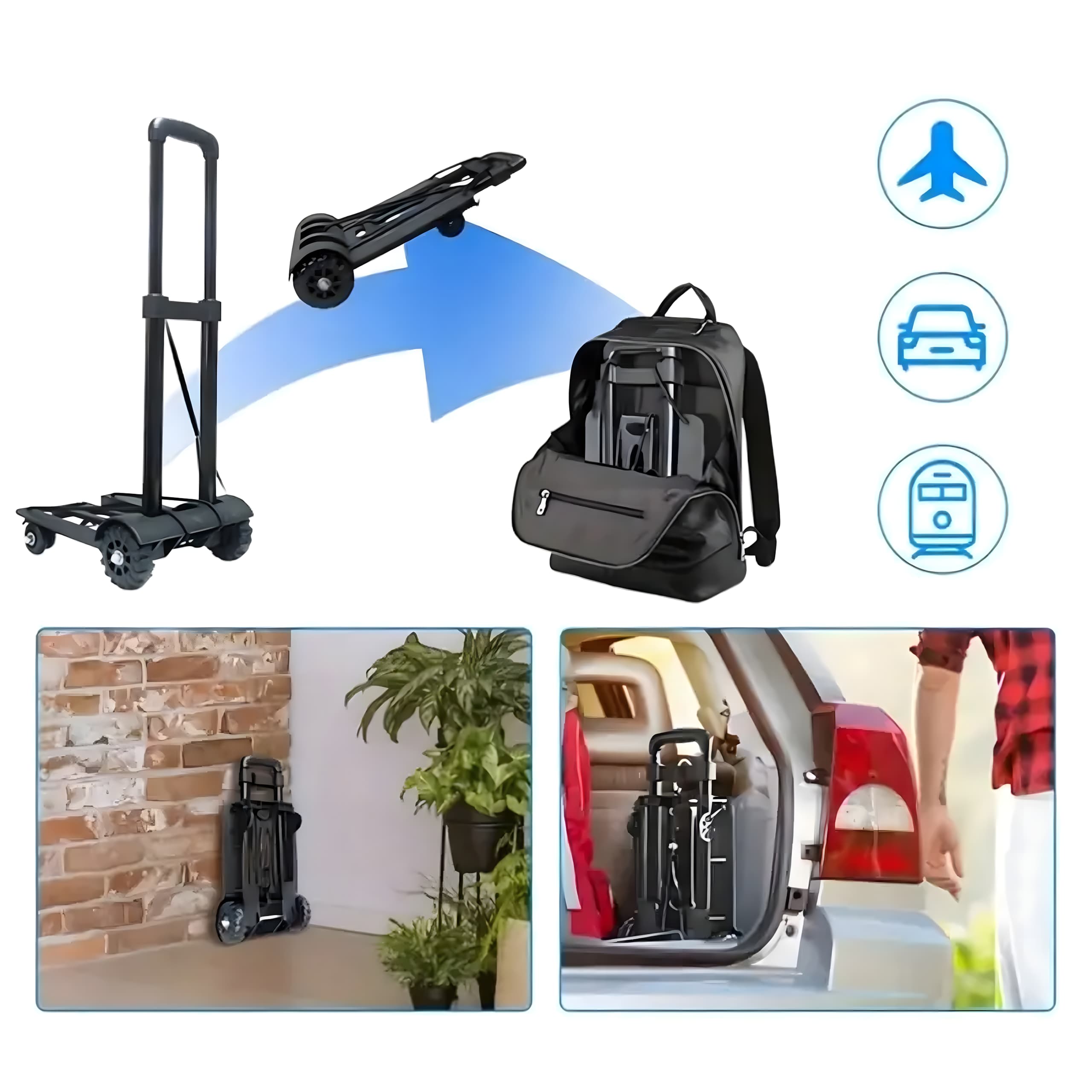Przewoźnik Pro - Składany Wózek Transportowy