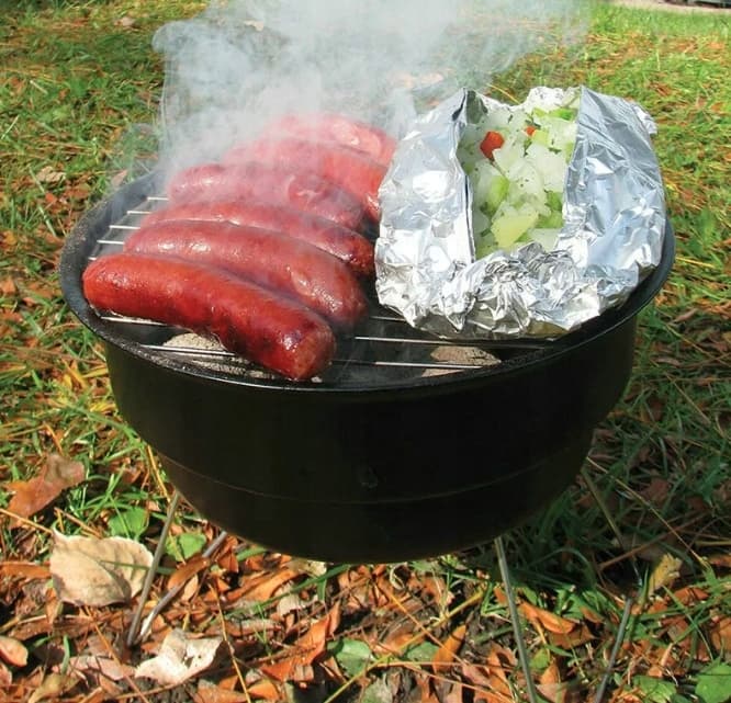 Ognisty kompakt - przenośny grill
