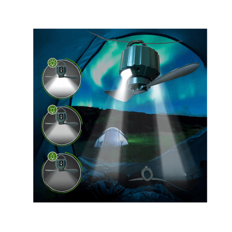 Garden BreezePro 2w1 – Wentylator & Lampa LED na USB