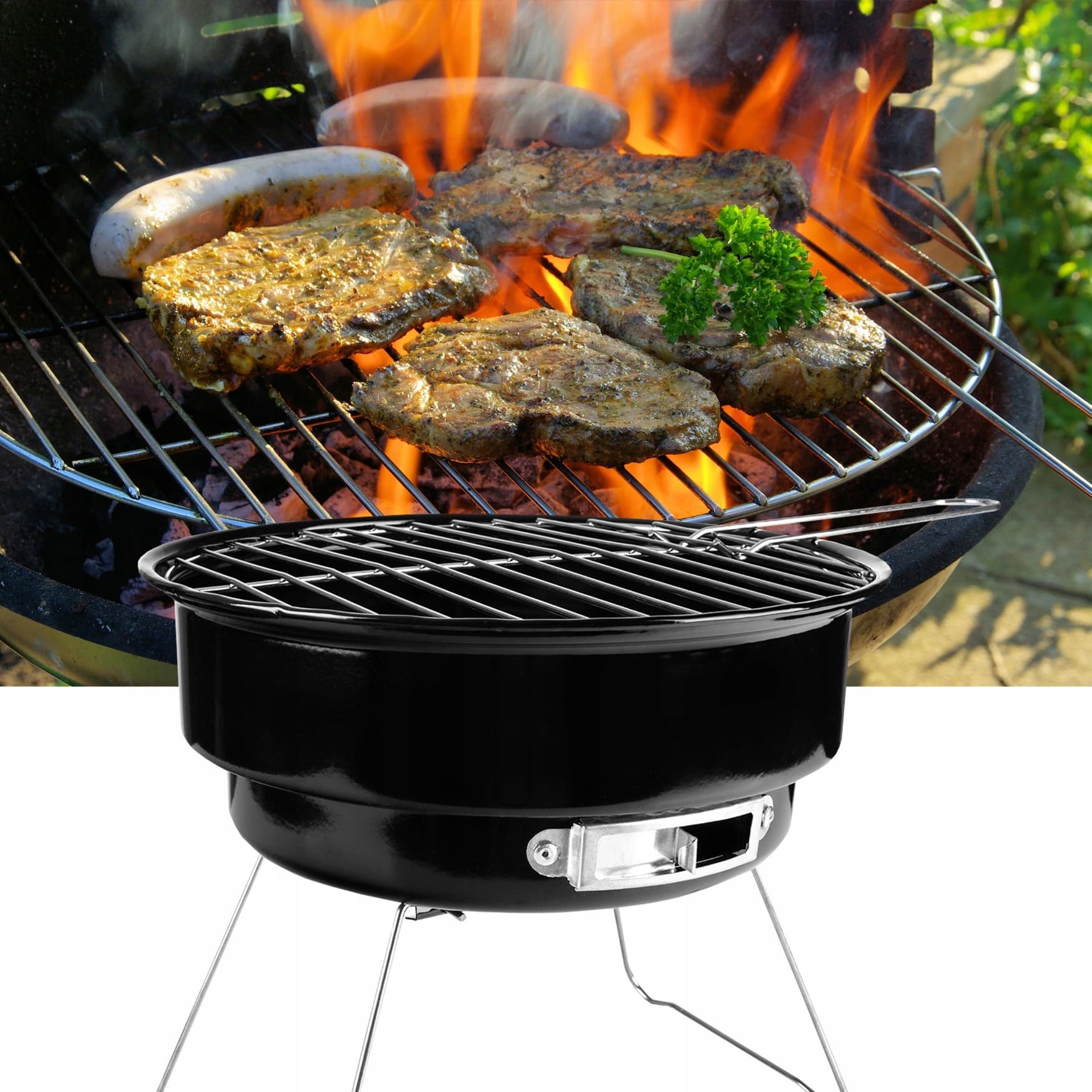 Ognisty kompakt - przenośny grill