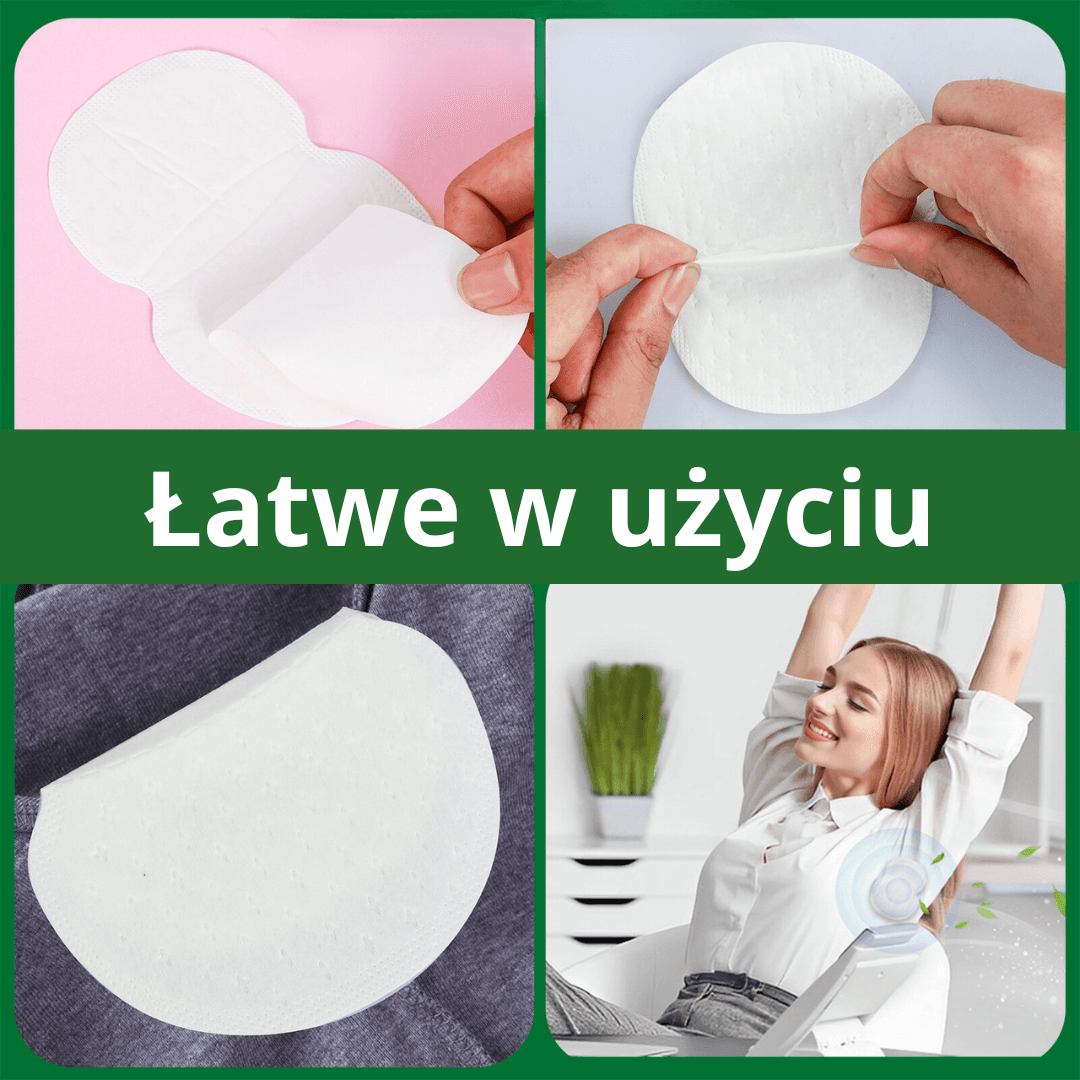 DryZone - Twój sposób na mokre plamy pod pachami - wkładki antypotowe