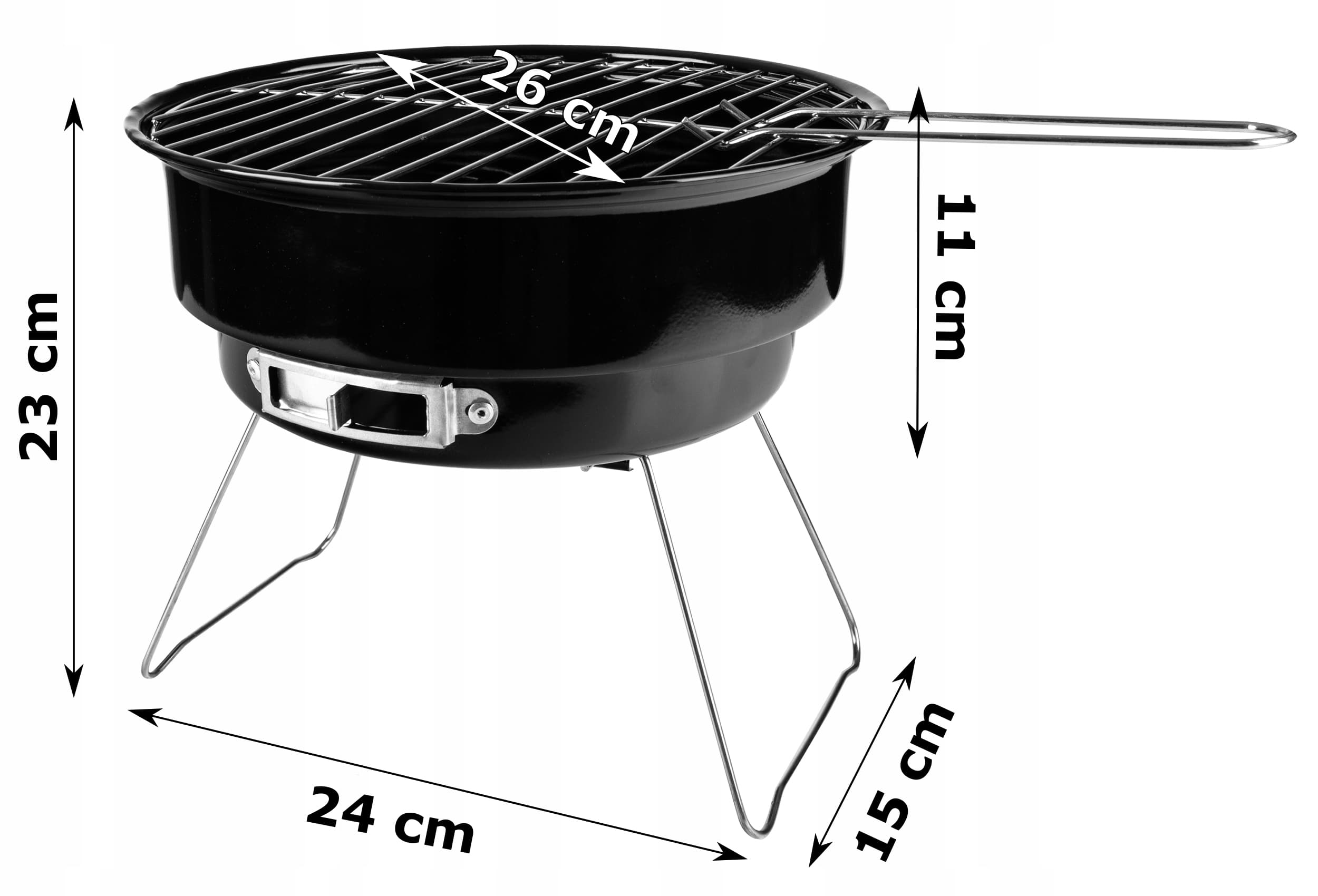 Ognisty kompakt - przenośny grill