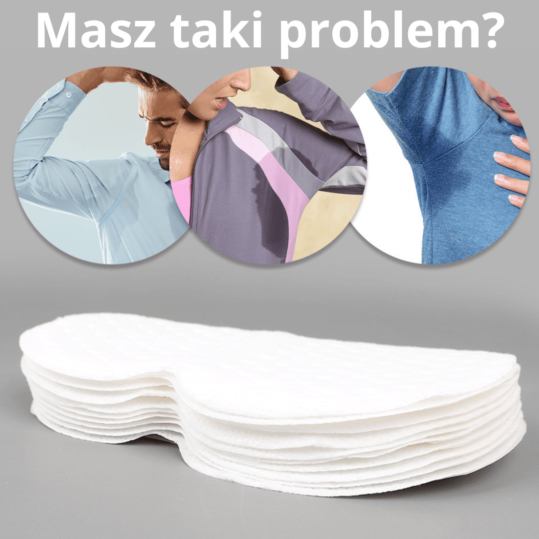 DryZone - Twój sposób na mokre plamy pod pachami - wkładki antypotowe